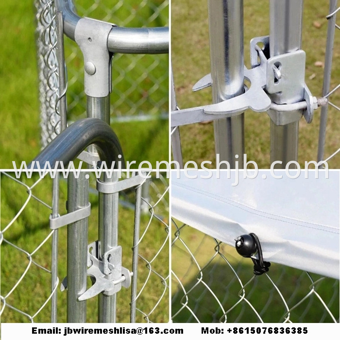 Galvanized Chain Link Dog Kennels